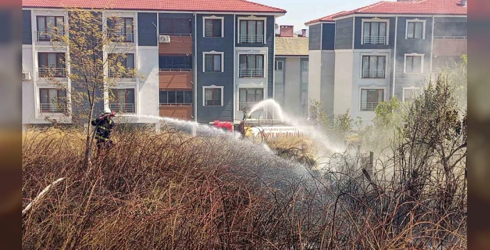 Çaycuma Devlet Hastanesi yakınlarında yangın
