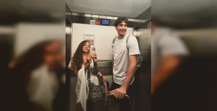 Cedi Osman ve Ebru Şahin Barselona'da yeni eve taşındı