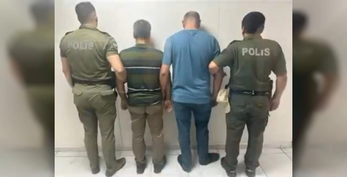 Gaziantep'te köpek sürükleyen iki şüpheli yakalandı