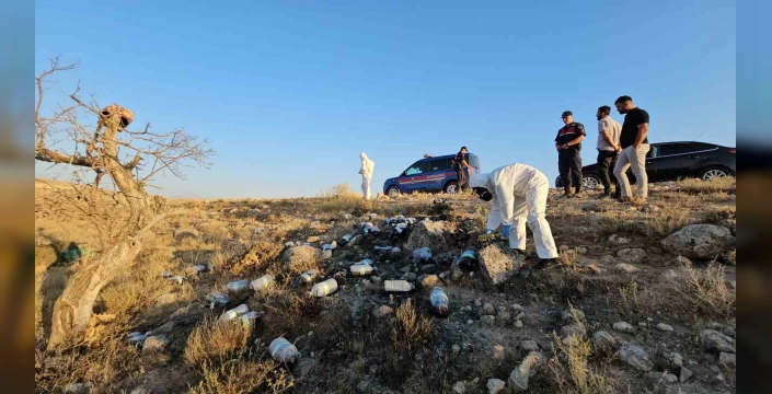 İncesu'da bulunan bidonlardaki sıvı: Küçükbaş hayvan temizliği için kullanılan kimyasal madde