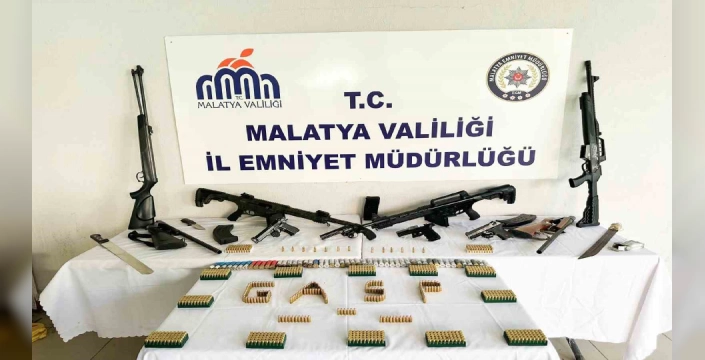 Malatya'da silah teşhiri operasyonu: 29 gözaltı