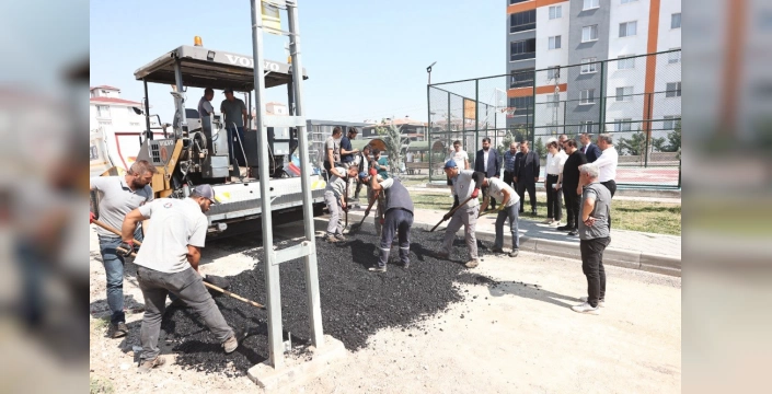 Sincan Belediyesi asfalt çalışmalarına devam ediyor
