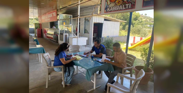 Söke'de denetimler sürüyor: Çöp şiş satan işletmeler kontrol edildi