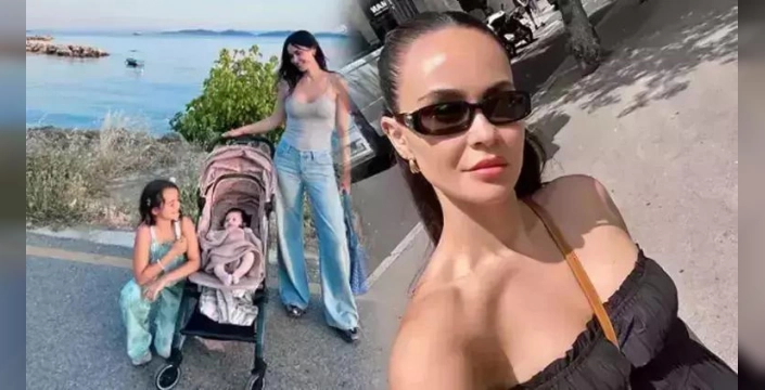 Zeynep Sever Demirel, üçüncü çocuğu Yasmin'in yeni fotoğrafını paylaştı