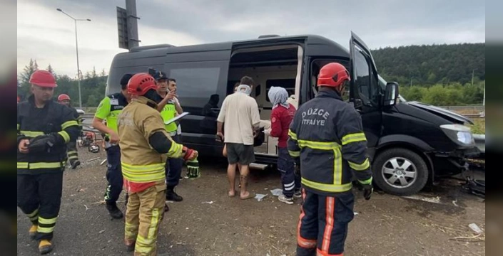 Anadolu Otoyolu'nda trafik kazası: 7 yaralı