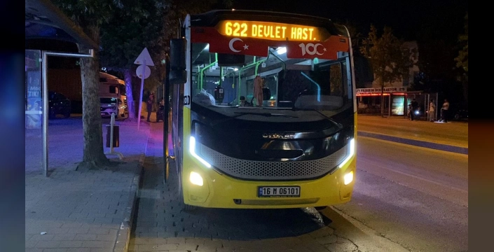 Bursa'da alkollü otobüs şoförü yakalandı