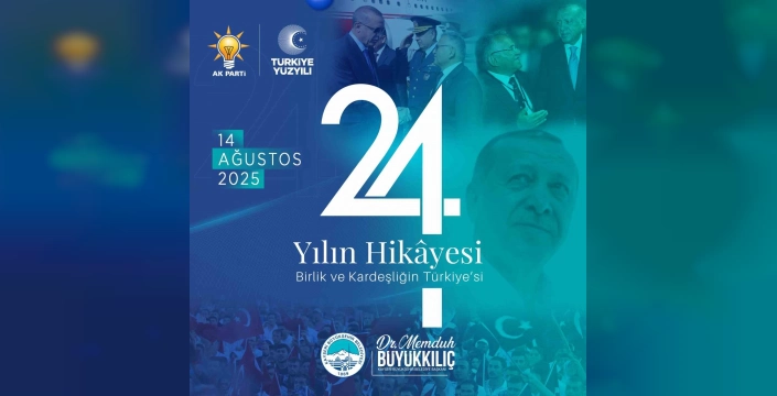 Büyükkılıç: Ak Parti'nin 24. yıl dönümü kutlu olsun