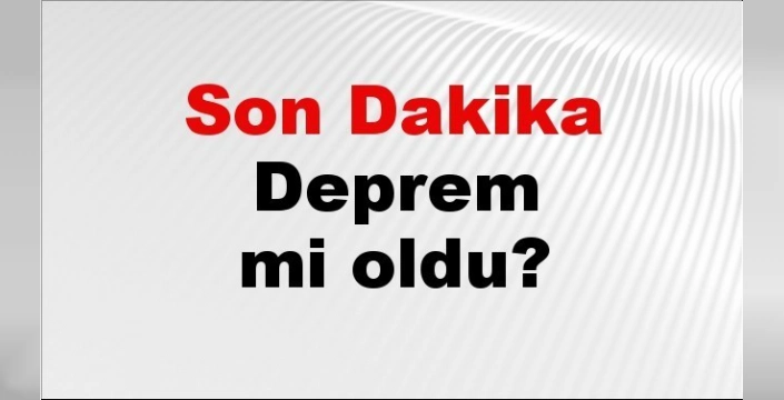 Çanakkale'de deprem: 3,5 şiddetinde sarsıntı