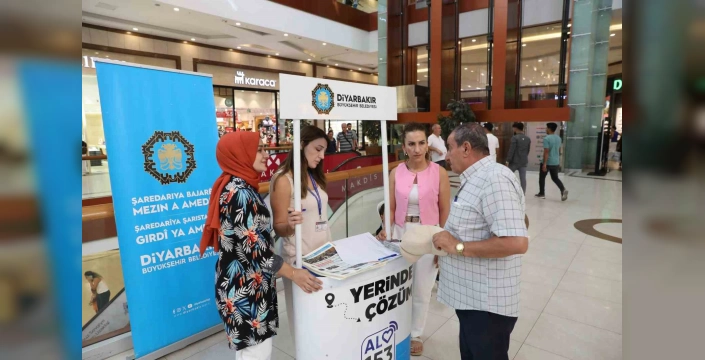 Diyarbakır Büyükşehir Belediyesi: Vatandaşların sorunları yerinde çözülüyor