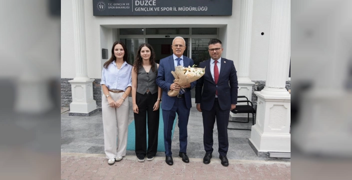 Düzce Gençlik ve Spor İl Müdürlüğü'nde devir teslim