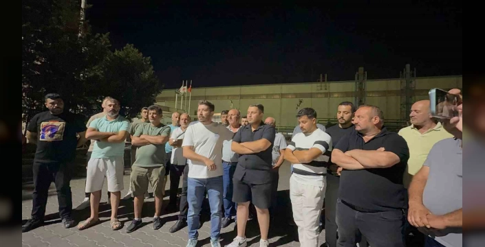 Gemlik Limanı'nda iş durdu: İşten atılan işçi için direniş