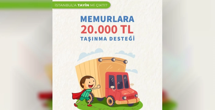 Istanbul'da memurlara taşınma desteği: Kaşif Çocuk Eğitim Kurumları 20 bin lira yardımda bulunuyor