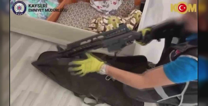 Kayseri'de silah operasyonu: 5 gözaltı