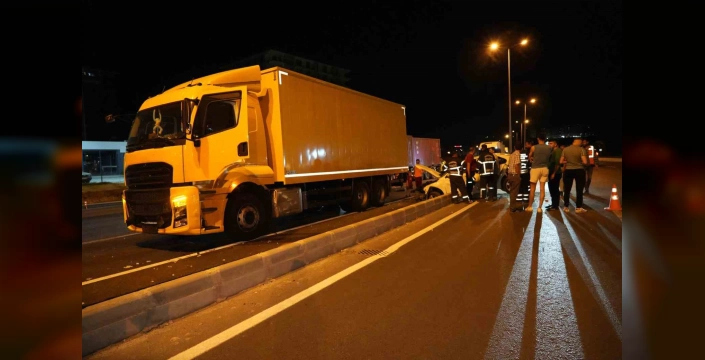 Kırıkkale'de trafik kazası: Yaralanma yok, maddi hasar var