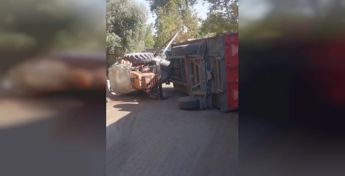 Kozan'da traktör kazası: 1 yaralı