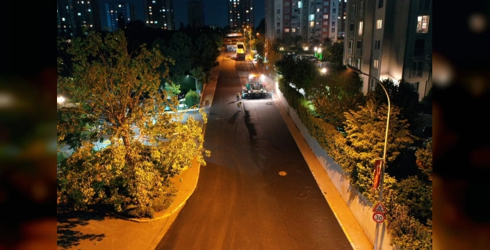 Küçükçekmece'de 6 yılda 145 kilometre yol yenilendi
