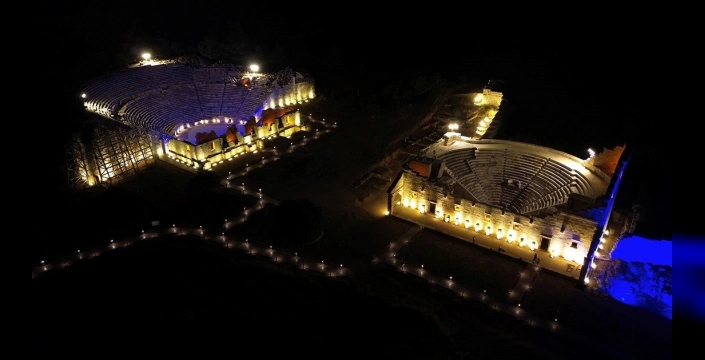 Patara Antik Kenti gece müzeciliğiyle büyüleyici bir deneyim sunuyor