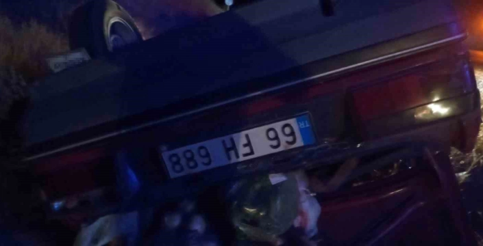 Sulusaray'da trafik kazası: Sürücü yaralandı