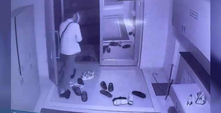 Başına çöp poşeti geçirilmiş halde bulunan Usman Amriev’in son görüntüleri ortaya çıktı