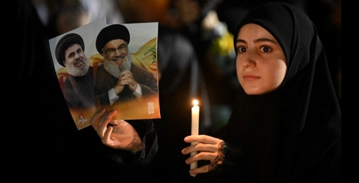 Hasan Nasrallah, ölümünün birinci yılında Beyrut'ta anıldı