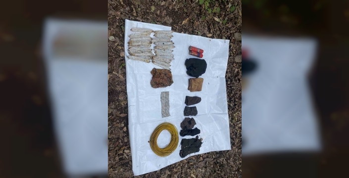 Hatay'da PKK/KCK deposundan büyük miktarda patlayıcı ele geçirildi