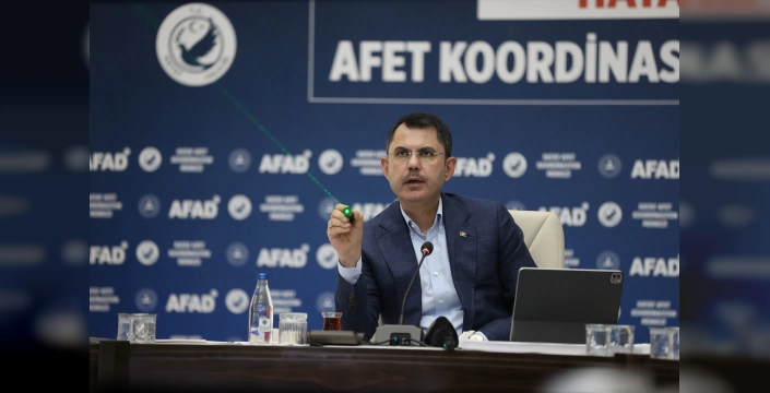 Kurum, Hatay'da deprem sonrası inşa çalışmaları için teşekkürleri kabul etti