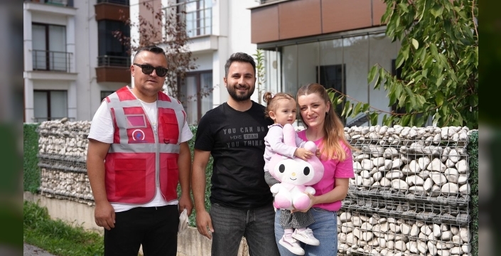 Minik Melisa'ya Düzce Belediyesi'nden anlamlı jest
