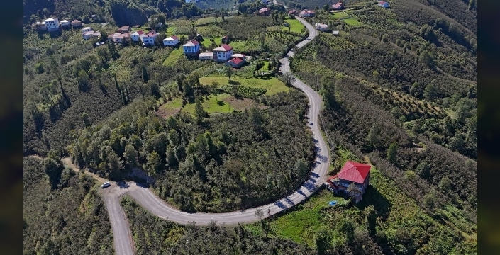 Ordu'da kırsal yollara ikinci kat asfalt