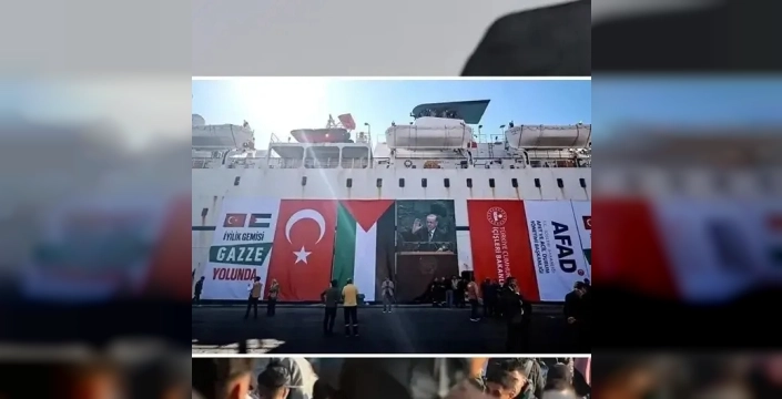 17. İyilik Gemisi Gazze'ye Uğurlanıyor