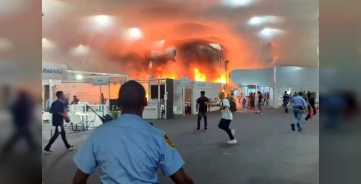 COP30 zirvesi'nde şok yangın paniği: Katılımcılar anında tahliye edildi