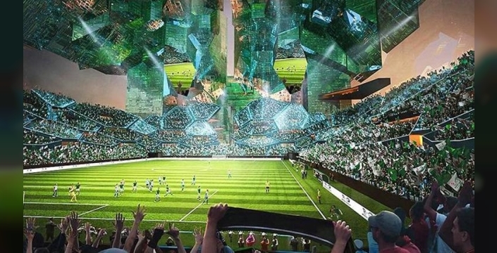 Gökyüzündeki stadyum kâbusu: 46 bin taraftarın zıplayışı 350 metrelik kuleyi yıkabilir!