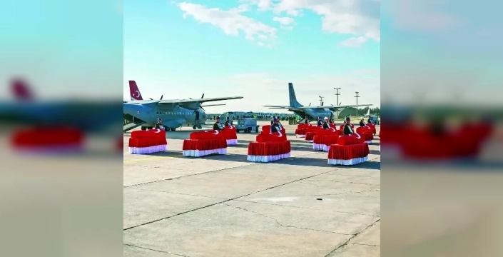 Gözyaşları sel oldu: 20 askerimiz son yolculuklarına uğurlandı, ülke yasta!