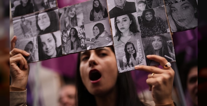 İstanbul'da kadına yönelik şiddete son için büyük yürüyüş