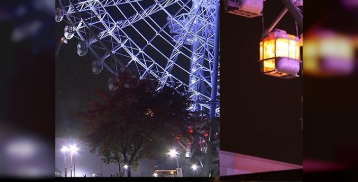 Osaka'da dönme dolapta 9 saat korku dolu bekleyiş