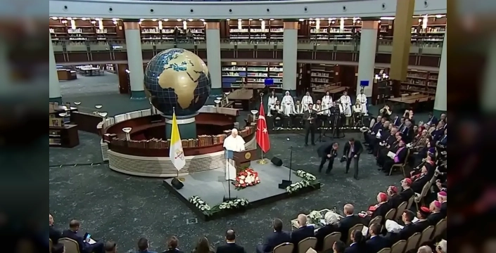 Papa 14. Leo, Ankara'da Türklerin zengin geçmişine vurgu yaptı