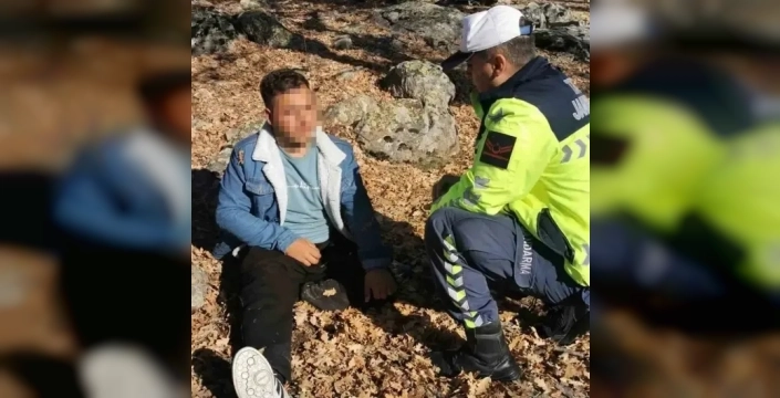 Seydişehir'de kaybolan genç, jandarma ekipleri tarafından bulundu