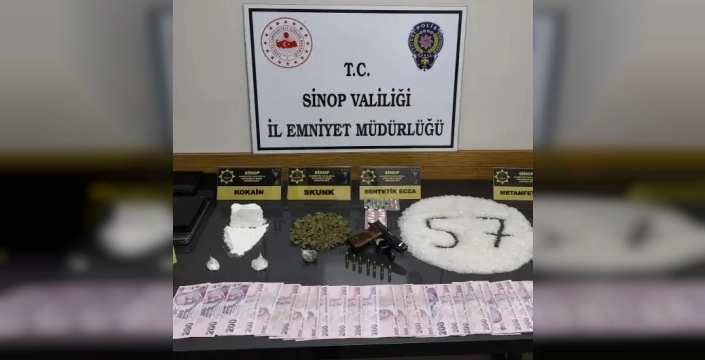 Sinop'ta uyuşturucu şok operasyonu: 7 zanlı tutuklandı, 936 gram zehir ele geçirildi!