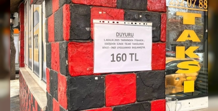 Taksilerde yeni tarife heyecanı: 1 Aralık'ta başlıyor, maliyetler etkili oldu