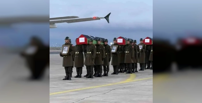 Ankara'da düşen uçaktaki Libyalı generaller için son veda: Naaşları ülkelerine uğurlandı