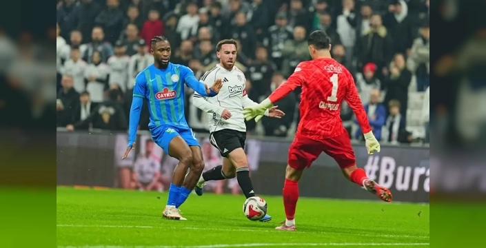 Beşiktaş, Rizespor'u tek golle geçerek iç sahada ilk kez gol yemedi