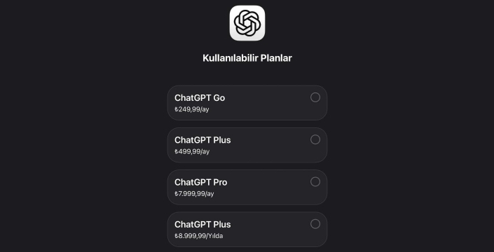 ChatGPT'nin uygun fiyatlı yeni paketi Türkiye'de: İşte fiyatı ve sundukları!
