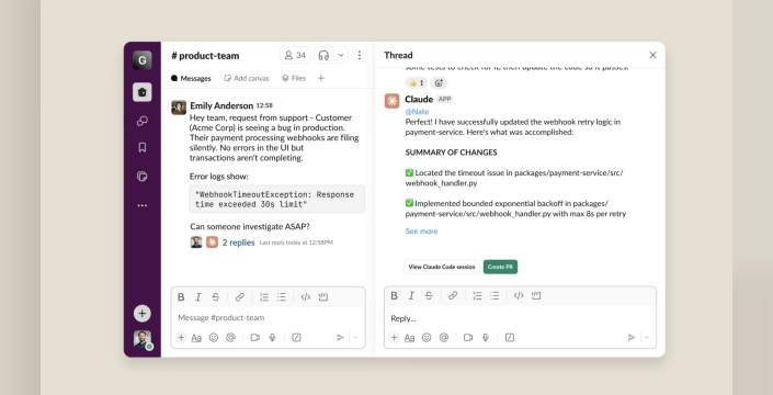 Claude Code Slack'e geliyor: Yazılımcıların iş akışını kökten değiştirecek dev adım
