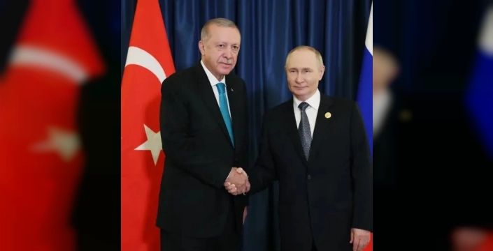 Cumhurbaşkanı Erdoğan, Türkmenistan'da Putin ile bir araya geliyor