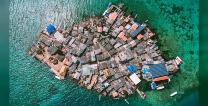 Dünyanın en kalabalık adası: Santa Cruz del Islote'da suç yok, trafik yok