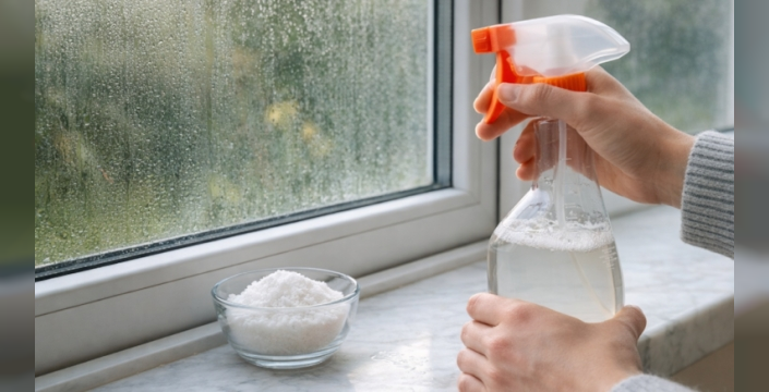 Ev sahiplerine tuz ve sirke ile nemle mücadele önerisi