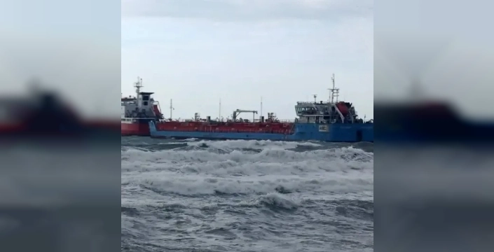Florya açıklarında iki tanker çarpıştı: Kurtarma ekipleri acil müdahalede