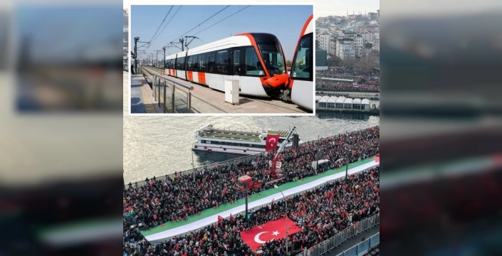 Galata Köprüsü'nde Filistin'e destek için yürüyüş detayları açıklandı