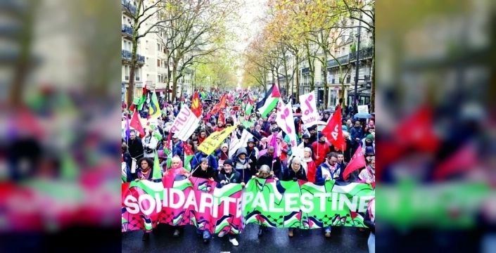 Gazze için dünya sokaklarda: On binler ateşkes için yürüdü, İsrail'e sert çağrı!