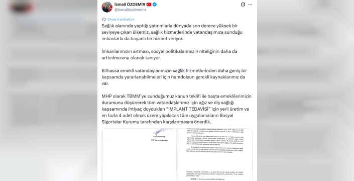 İmplant tedavisi SGK'ya giriyor: İşte ücretsiz olması için 2 şart