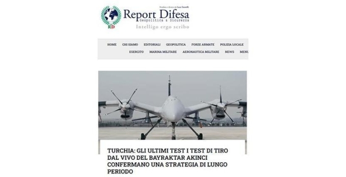 İtalyanlar AKINCI'yı övdü: 'Türkiye'nin tamamen kontrolünde bir silah, stratejik gücün simgesi